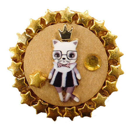 Broche Poezenmeisje 1
