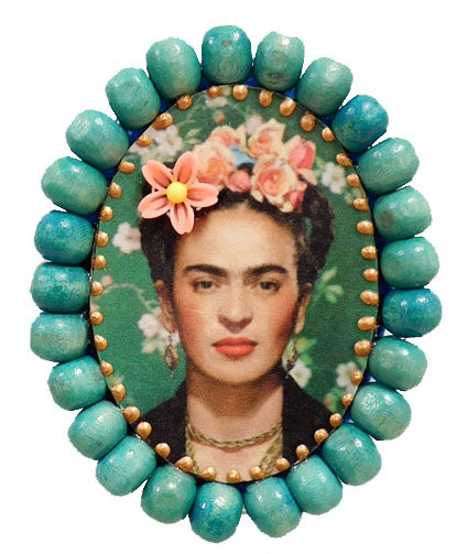 Broche Frd K portret