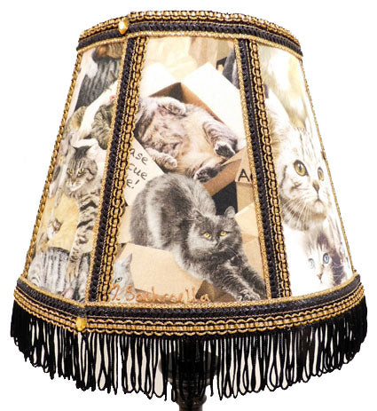 Lamp 8 kattenstoffen