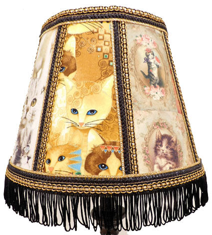 Lamp 8 kattenstoffen