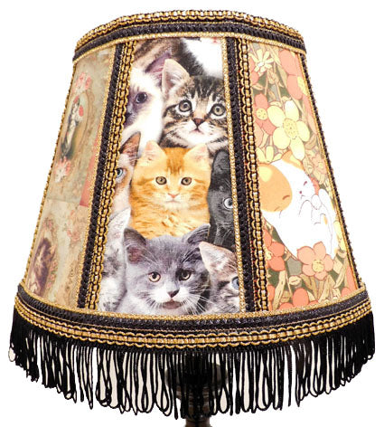 Lamp 8 kattenstoffen