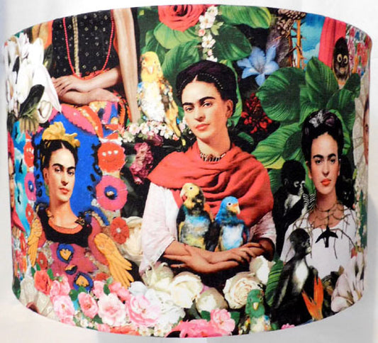 Lampenkap Frida Kahlo 32 cm, staand/hangend