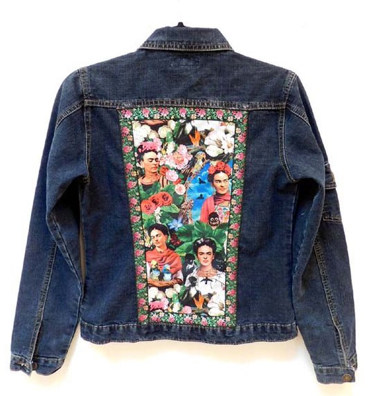 Spijkerjas Frida K. stof