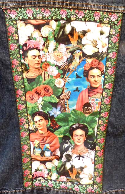 Spijkerjas Frida K. stof