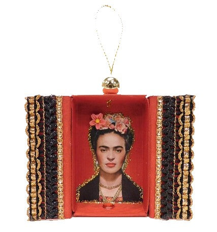 Mini altaar hanger Frida Kahlo rood