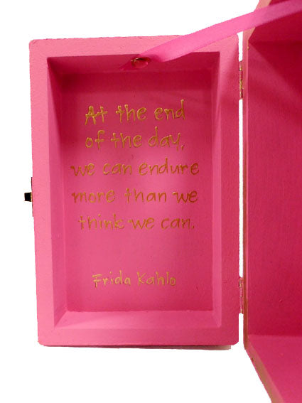 Doosje/kistje Frd K. papegaaien, fuchsia