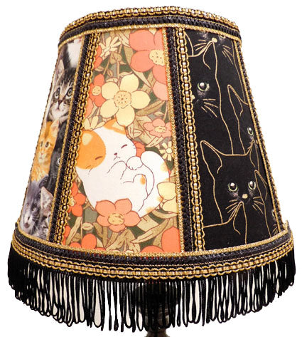 Lamp 8 kattenstoffen