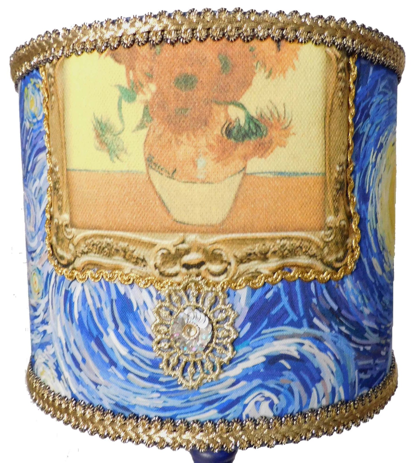 Tafellamp Sterrennacht Zonnebloemen, v. Gogh